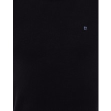 Pierre Cardin Erkek Lacivert Slim Fit Bisiklet Yaka Basic Triko Kazak 50248582-VR033