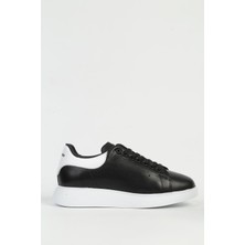Pierre Cardin Erkek Deri Siyah Beyaz Sneaker PC-32722