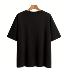 Woodroffe Kadın Brooklyn Baskılı T-Shirt Oversize Salaş