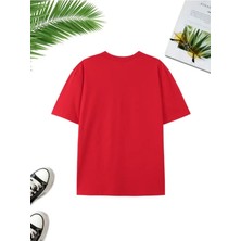 Woodroffe Kadın Anne Kız Tema Baskılı T-Shirt Oversize Salaş