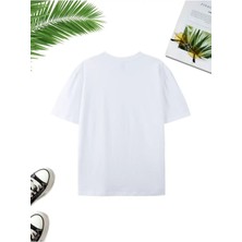 Woodroffe Kadın Anne Kız Tema Baskılı T-Shirt Oversize Salaş