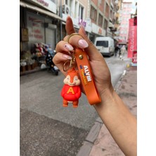 Piraye Gift Alvin ve Sincapları Karakterleri Silikon Anahtarlık Çanta Süsü