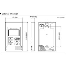 Mıtsubıshı Electrıc PAC-YT52 Cra Kablolu Ma Uzaktan Kumanda