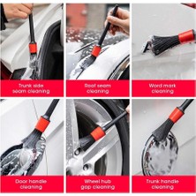 Mubx Oto Temizlik Detay Fırça Seti Dash Brush Oto Detaylı  Fırça Seti (5li Set )