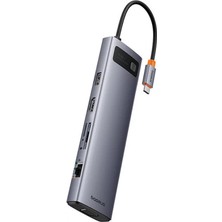 Baseus Starjoy 11 In 1 Type-C Çoklayıcı Hub Hdmı, Vga, Usb, Kart Okuyucu ve Ses Çıkışı
