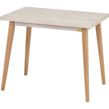 Vilinze Avanos Mdf Traverten Sabit Mutfak Masası - 60X90 cm