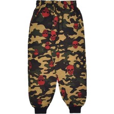 Erkek Çocuk Kamuflaj Jogger Model Eşofman Tek Alt