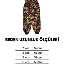 Erkek Çocuk Kamuflaj Jogger Model Eşofman Tek Alt