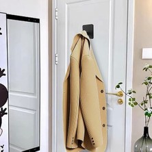 Ardini Kendinden Yapışkanlı Askılık Mat Siyah 07 Pakette 5 Adet