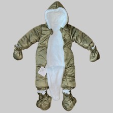 Minimo Peluş Astarlı Kız Erkek Bebek Astronot Tulum