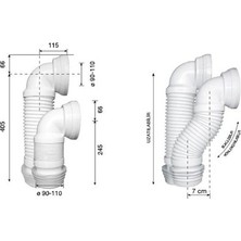 Dirsekli Telli Körüklü Kada
