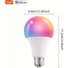 Hiqonic  Akıllı Rgb LED Ampul Wifi Özelikli Özel Uygulamalı Ev Dekoru 9W A+ Enerji Tasaruflu Lamba