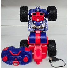 Transformers Oyuncak Transformers Optimus Prime Uzaktan Kumandalı Robot Olan Sesli Şarjlı Araba Tır Drift
