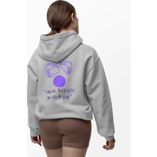 Terzili Giyin Hayat Kırıldığın Anda Başlar Kırık Yumurta Baskılı Kadın Sweatshirt