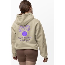 Terzili Giyin Hayat Kırıldığın Anda Başlar Kırık Yumurta Baskılı Kadın Sweatshirt