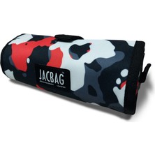 Jacbag Kırmızı Kamuflaj Senior Sanatsal Rulo Organizer Kalem Çantası (Erkek)