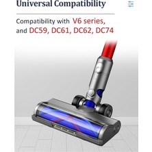 Dyson V6 DC58 DC59 DC62 DC72 DC74 Toz LED Işıklı Elektrikli Süpürge Aparatı Için Hızlı Çıkarılabilir Motor Başlığı Temizleme Fırçası (Yurt Dışından)