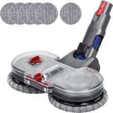 Dyson V10 Digital Slim V12 Detect Slim Için Elektrikli Paspas Aparatı, Çıkarılabilir Su Tankı ve Paspas Pedleri Dahil (Yurt Dışından)