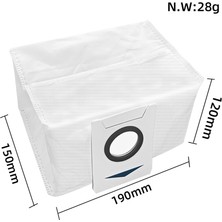 Ecovacs Deebot X1 Omnı Turbo Elektrikli Süpürge Için Tek Kullanımlık Toz Torbası Yedeği Yüksek Kapasiteli Sızdırmaz Toz Kutusu (Yurt Dışından)