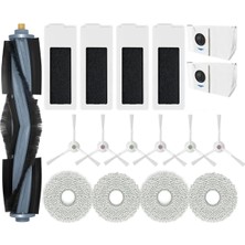 Ecovacs Deebot T20 Omni Robot Süpürge Için Yedek Parçalar Ana Yan Fırçalar Hepa Filtre Paspas Bezi Toz Torbaları (Yurt Dışından)