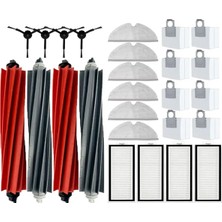 Fiioi Roborock Q8 Max, Q8 Max+, Q5 Pro, Q5 Pro+ Için Yedek Parça Aksesuarları Ana Yan Fırça Hepa Filtre Paspas Toz Torbası (Yurt Dışından)