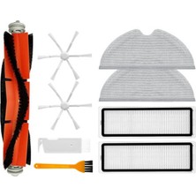 Fiioi Xiaomi Mi Robot Vakum Mop 2 STYTJ03ZHM Robot Vakum Temizleyici Ana Yan Fırça Hepa Filtre Mop Bezi Aksesuarları (Yurt Dışından)