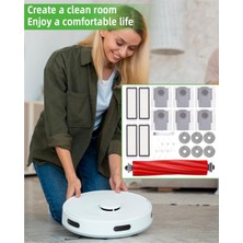 Fiioi Roborock Q Revo S/q Revo Maxv/q Revo Pro Robot Süpürge Ana Yan Fırça Hepa Filtreler Paspas Bezi Toz Torbaları (Yurt Dışından)
