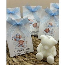 Mamori Ayıcık Hediyelik Mum Doğum Günü Hediyesi Bebek Hediyesi Mevlüd Hediyesi Doğum Günü Hediyesi
