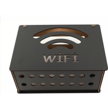 Dekoratif Modem Saklama Kutusu / Wifi / Siyah