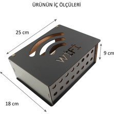 Dekoratif Modem Saklama Kutusu / Wifi / Siyah