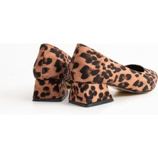 Alemdar Shoes Leon Leopar Topuklu Kadın Ayakkabı