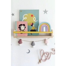 Eliosa Ahşap Bebek Çocuk Odası Montessori Raf Ahşap Duvar RAFI(WDN-266)