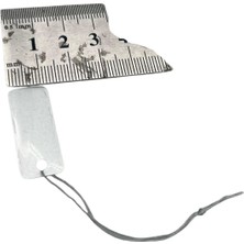Yerli Üretim Büyük Boy Gümüş Renk 2,5/1cm 80 Adet Karton Ipli Etiketi