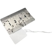 Megass Dekor Yerli Üretim Orta Boy Beyaz Renk 2 /1,5 cm 80 Adet Karton İpli Etiketi