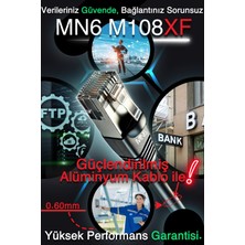 Mn6 M108XF 20 Metre Internet Kablosu/ftp 0,60MM Cat6 23AWG/İKI Kat Korumalı/ethernet Kablosu 20 Metre/iç Dış Mekan Uyumlu/high Performance Cable
