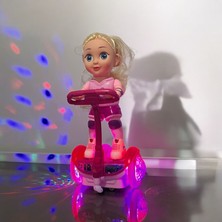 Hareketli Işıklı Scooter Kız Müzikli Tekerlekli kuromi