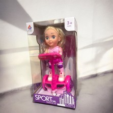 Hareketli Işıklı Scooter Kız Müzikli Tekerlekli kuromi