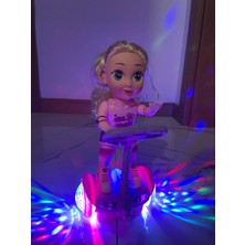 Hareketli Işıklı Scooter Kız Müzikli Tekerlekli kuromi