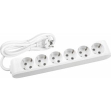 Viko Multi-Let 6lı 2 Metre Priz Topraklı Çocuk Korumalı Uzatma Priz 90113602