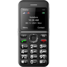 Wkey T200 Tuşlu Cep Telefonu Kameralı Asker Telefonu Yaşlı Cep Telefonu (Kvk Garantili)