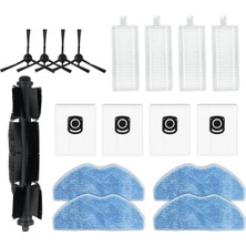 Jindamai X-Plorer Serie 75 S+ RG8597W Robot Süpürge Hepa Filtre Paspas Silme Toz Torbası Yedek Parça Aksesuarları (Yurt Dışından)