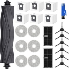 Jindamai L10S Pro Ultra Heat Robot Süpürge Ana Yan Fırça Hepa Filtre Paspas Bezi Toz Torbaları Aksesuarları (Yurt Dışından)