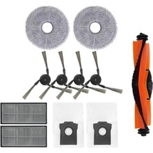 Jindamai X40/X40 Pro /X40 Ultra Robot Süpürge Ana Yan Fırça Hepa Filtre Paspas Bezi Toz Torbaları Yedek Parçaları (Yurt Dışından)