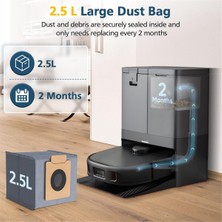 Jindamai Clean X8 Pro X10 Omni Robot Vakumlu Otomatik Boşaltma Istasyonu Yedek Toz Torbası Için 12 Paket Yedek Toz Torbası (Yurt Dışından)