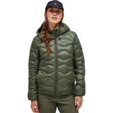 Peak Performance Helium Down Hood Kadın Yeşil Outdoor Ceketi
