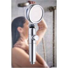 Techno Station Su Tasarruflu 360 Derece Dönebilen Turbo Pervaneli Tazyikli Duş Başlığı