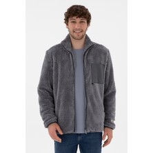 U.S. Polo Assn. Erkek Açık Gri Hırka (Örme) 50295805-VR001