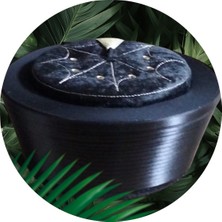 Şahin Bak Lüks Siyah Kadife Başkan Sarık, Imam Sarığı, Sarık, Cübbe, Fes, Takke, Şapka, Siyah Takke, Sarık, S097