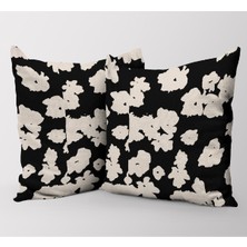 Çiçek Desenli Dijital Baskılı Şifon Saten Kumaş / En 1,50  cm  - Elbise , Perde ve Kırlent