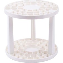 St. Petersburg Beyaz Fırça Tutucu 14.5x13 cm Pratik Kullanım İçin Özel Tasarım